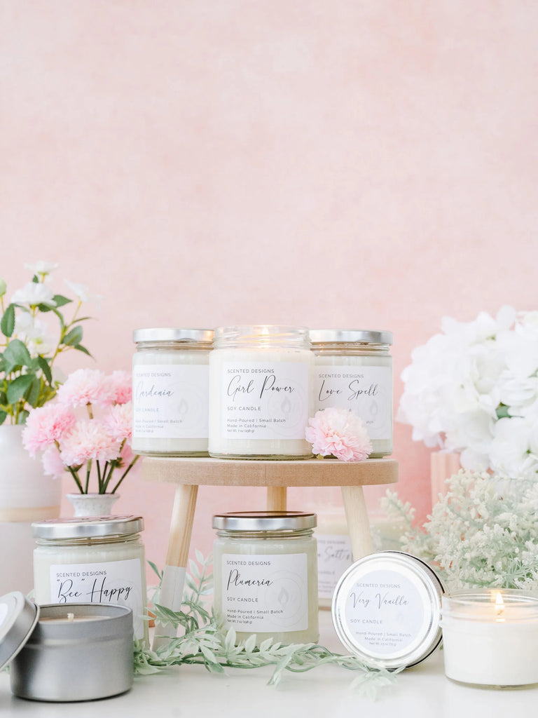 Floral Scented Candles