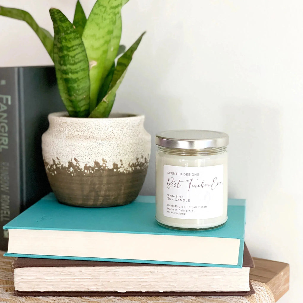 Teacher Gift - Best Teacher Ever Soy Candle