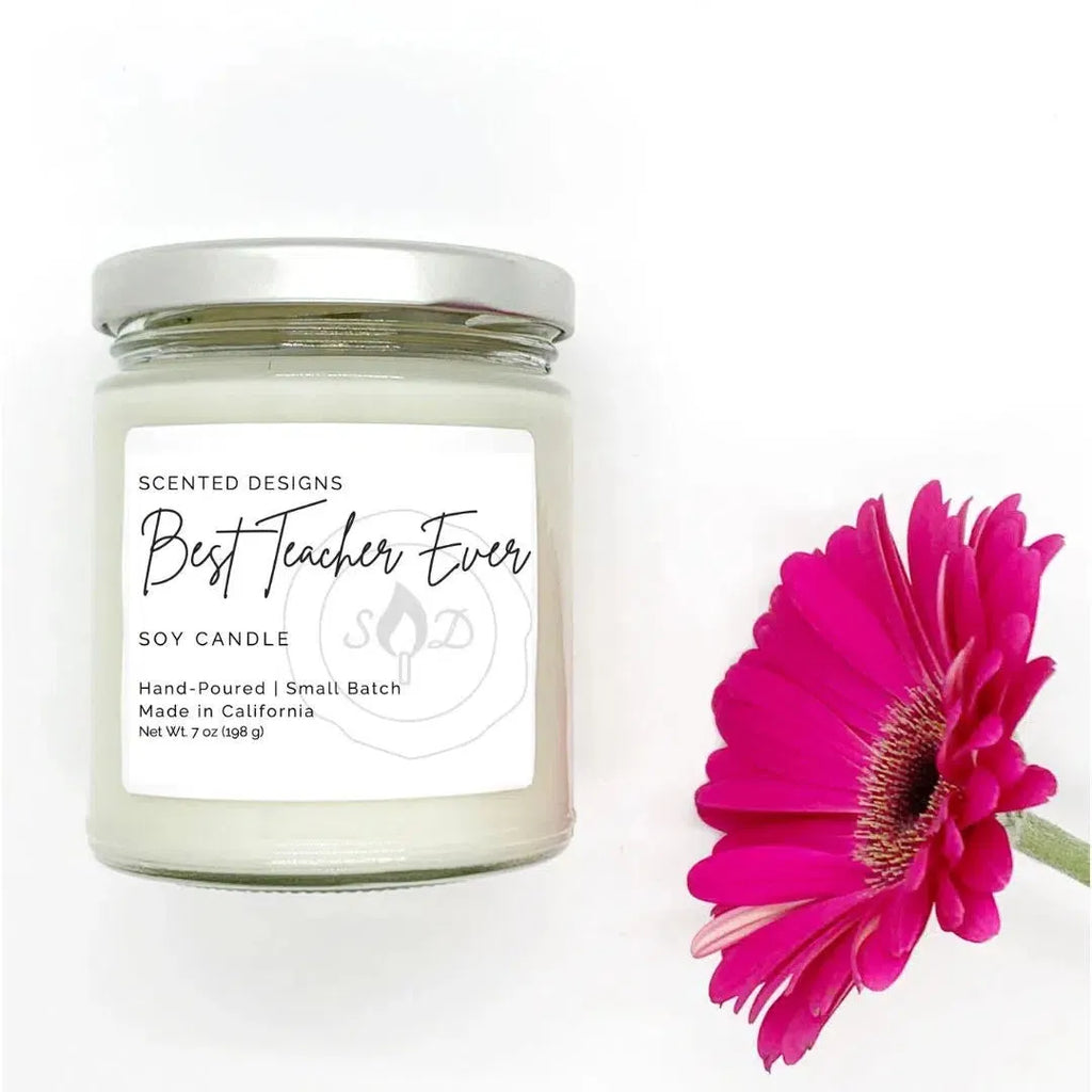 Teacher Gift - Best Teacher Ever Soy Candle