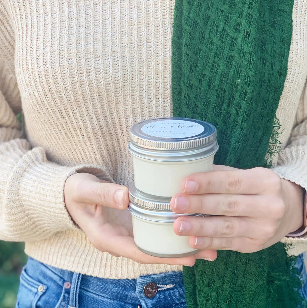 Mini Mason Jar Candle - Harvest Scents