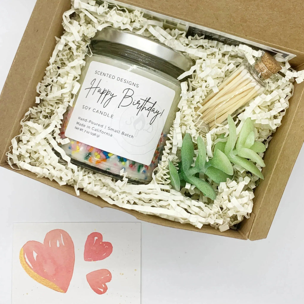 Happy Birthday Candle Gift Box