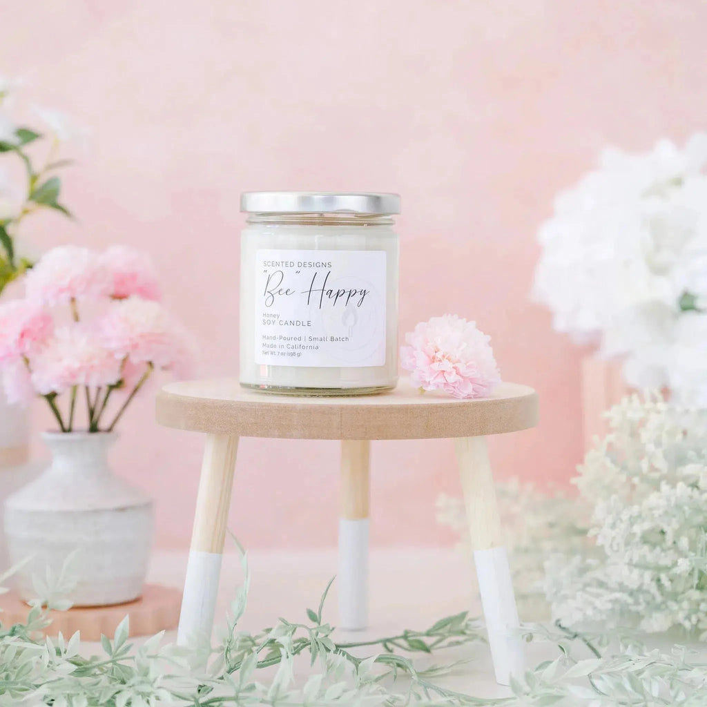 "Bee" Mine | "Bee" Happy Soy Candle - Honey Scent