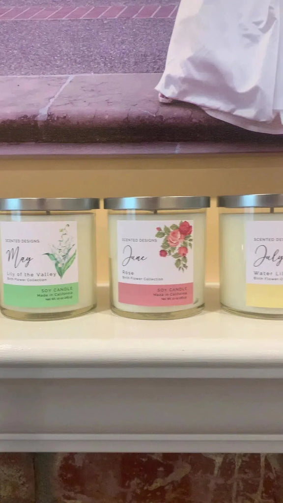 Birth Flower Candles Collection - Mothers Day Gift