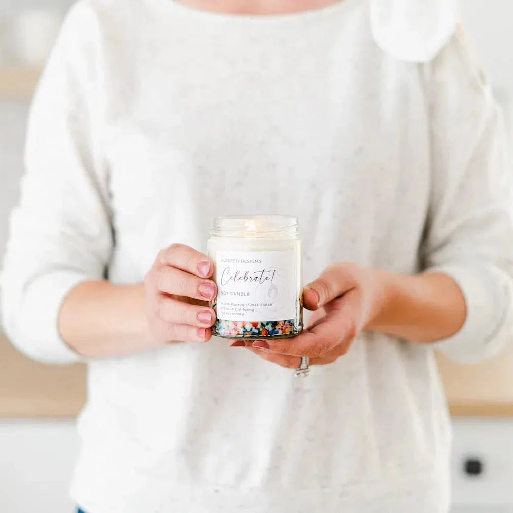 Celebrate Soy Candle with Sprinkles