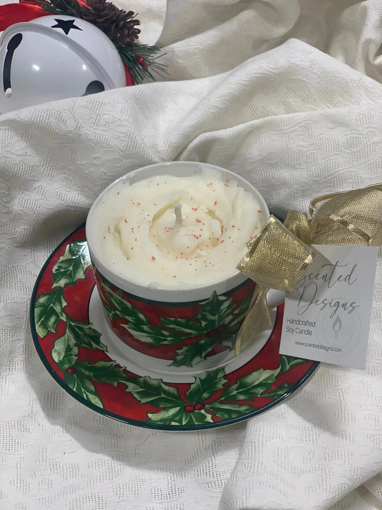 Peppermint Mocha Soy Candle - New Mug Designs!