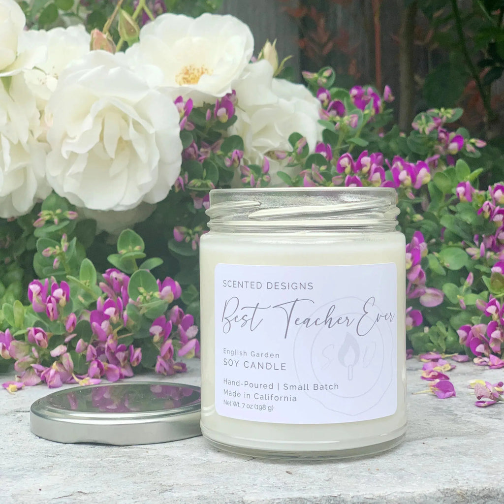 Teacher Gift - Best Teacher Ever Soy Candle