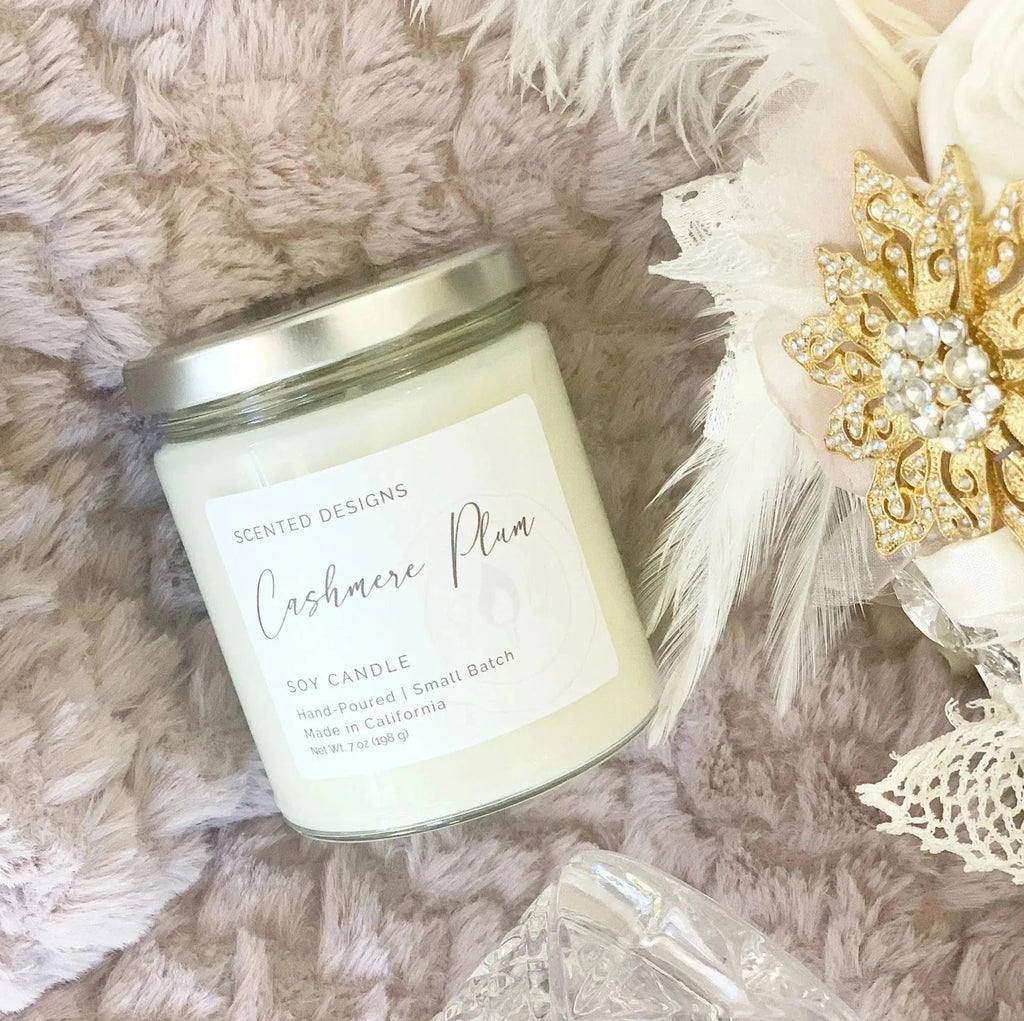 Cashmere Plum Soy Candle