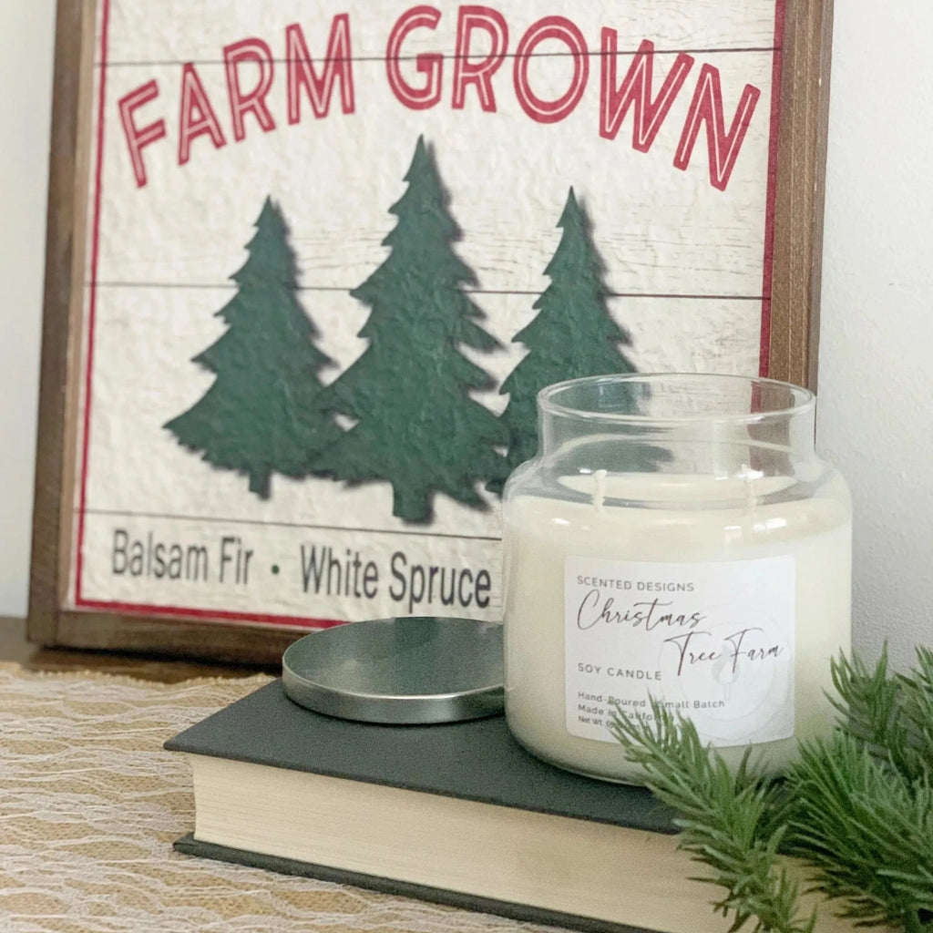 Christmas Tree Farm Apothecary Jar Candle