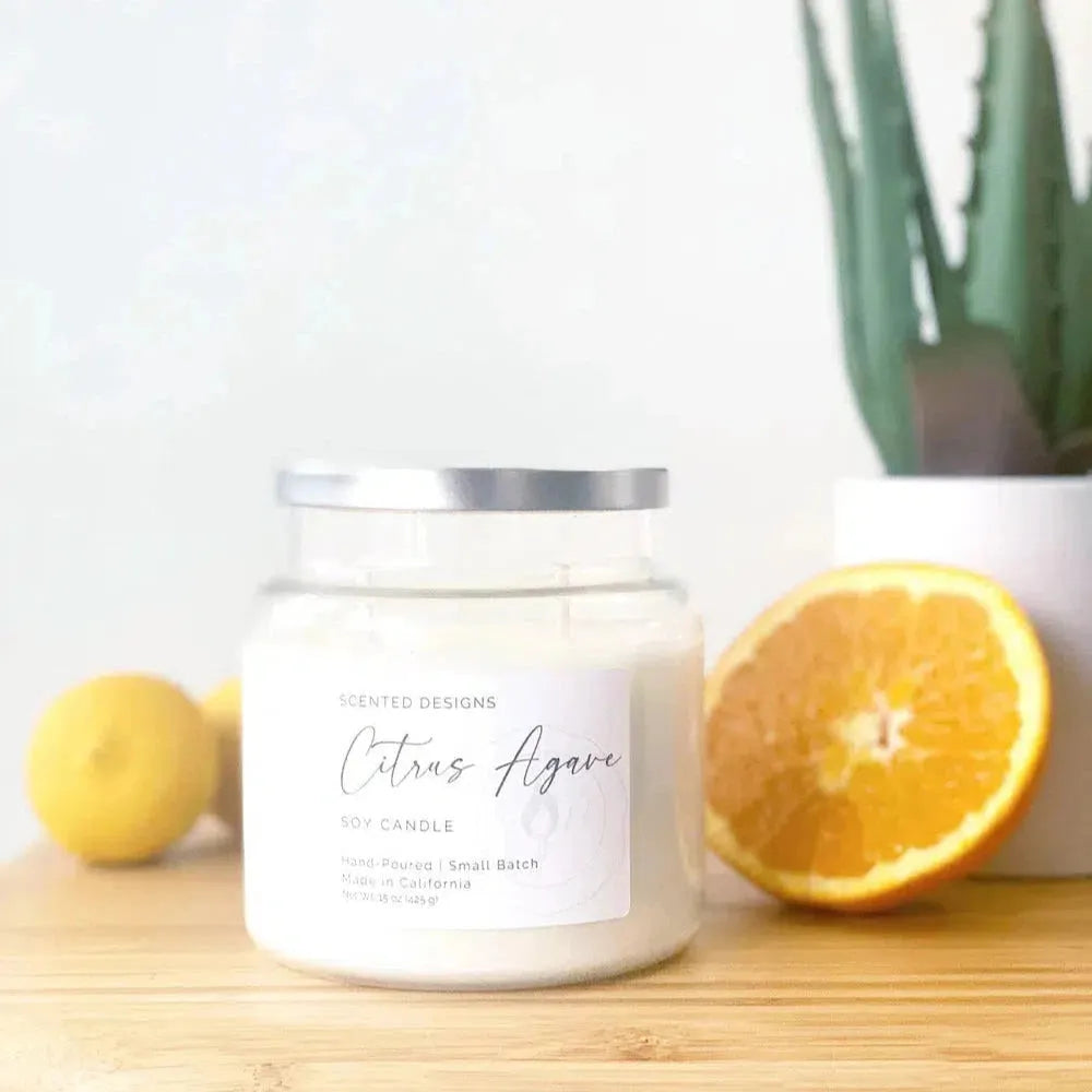 Citrus Agave Apothecary Jar Candle