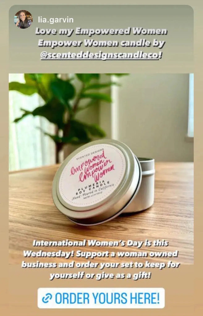 Empowering Women Soy Candle Set | Womens Month Limited Edition Candle