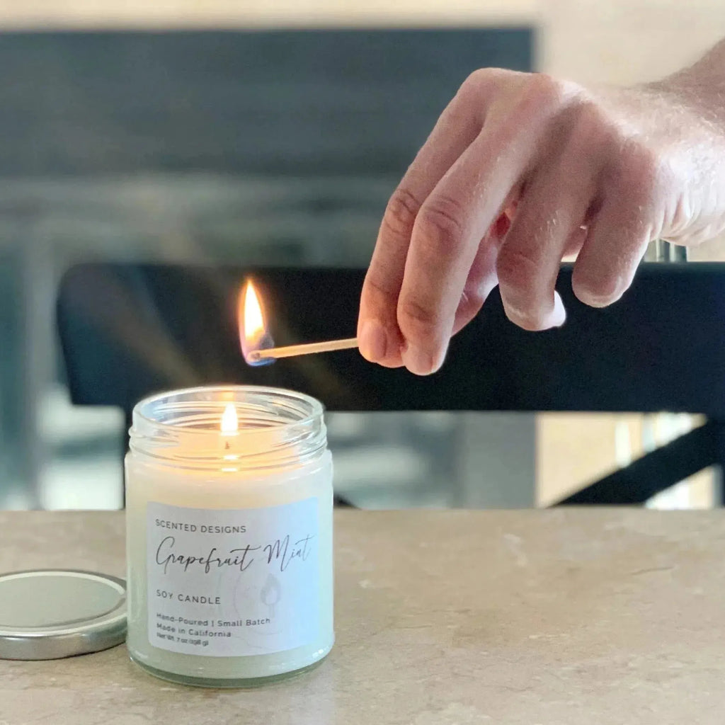 Grapefruit Mint Soy Candle