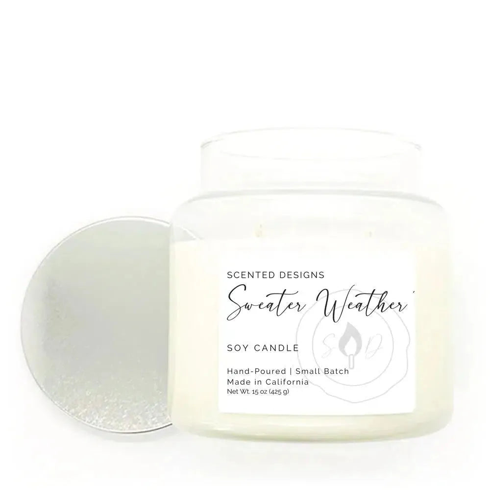 Sweater Weather Apothecary Jar Candle